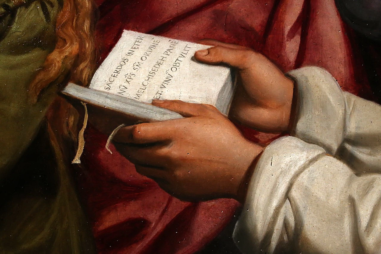 La visione di san Tommaso d'Aquino.dettaglio 1